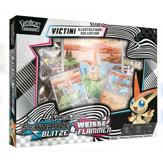 Pokemon Sammelkarten Karmesin & Purpur - Victini Illustrations-Kollektion