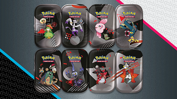 Pokemon Karmesin & Purpur Schwarze Blitze & Weisse Flammen - Mini-Tins DE