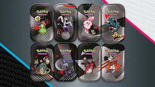 Pokemon Karmesin & Purpur Schwarze Blitze & Weisse Flammen - Mini-Tins DE